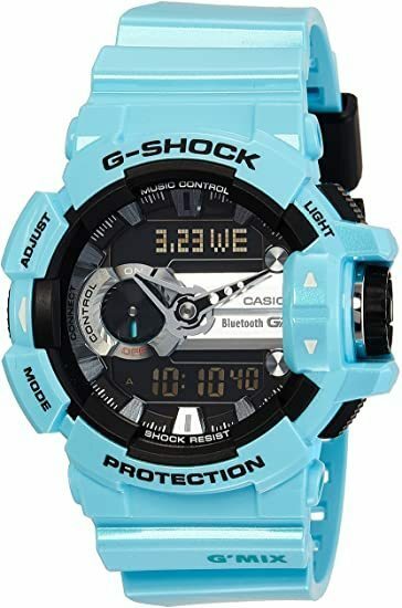 ☆CASIO カシオ G-SHOCK Blue gba400-2c ジーミックス G’MIX Bluetooth スマホ連携モデル Gショック アナデジ gba-400-2c