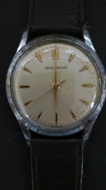 MOVADO[モバード] ラウンド アンティーク　メンズ　手巻腕時計