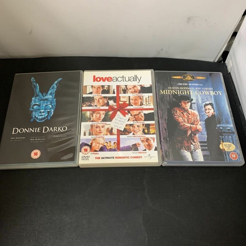 1000円スタート 映画 DONNIE DARKO loveactually MIDNIGHT COWBOY DVD K1815