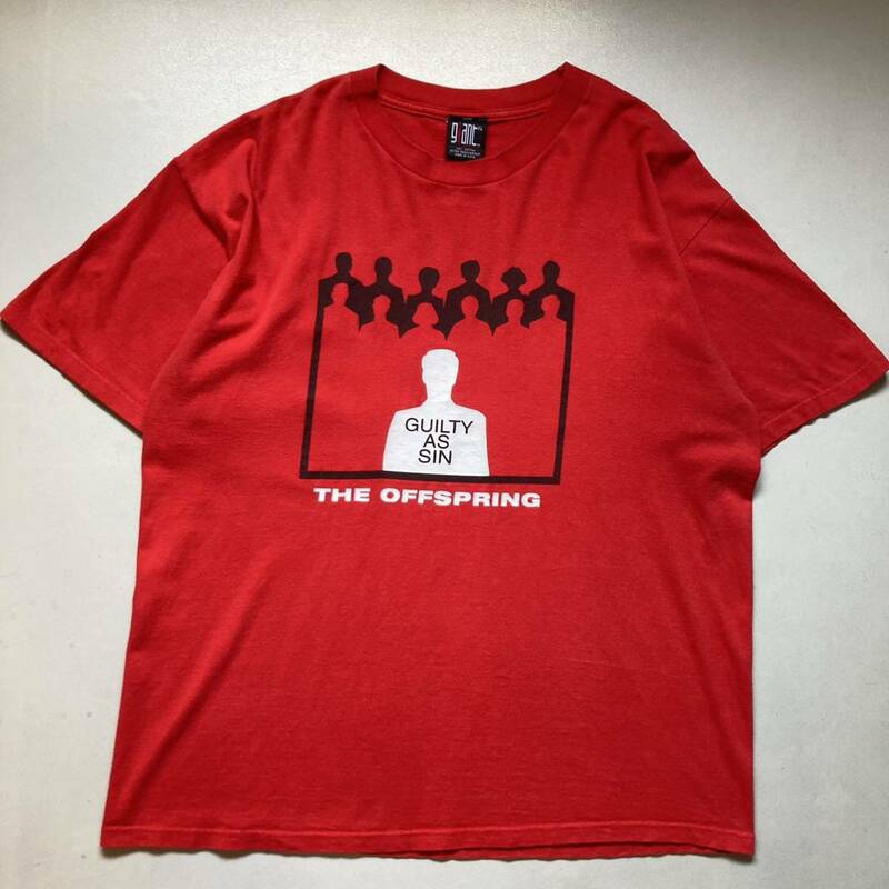 90s the offspring band T-shirt “size XL” “made in USA” オフスプリング バンドTシャツ アメリカ製 USA製 赤ボディ