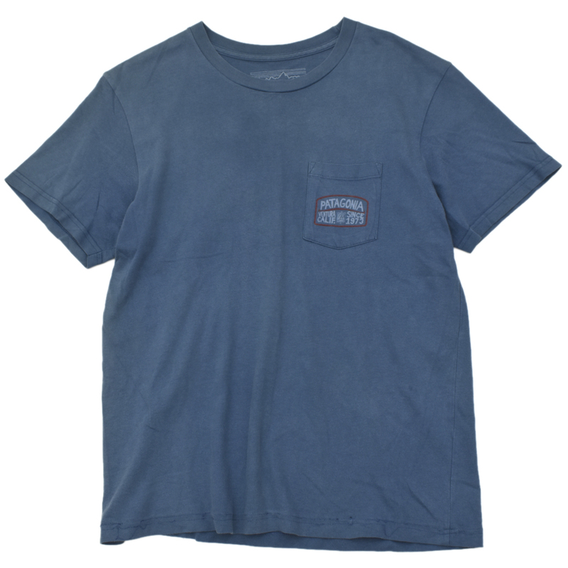 USA製 patagonia パタゴニア オーガニックコットン ポケット Tシャツ ポケT size.L