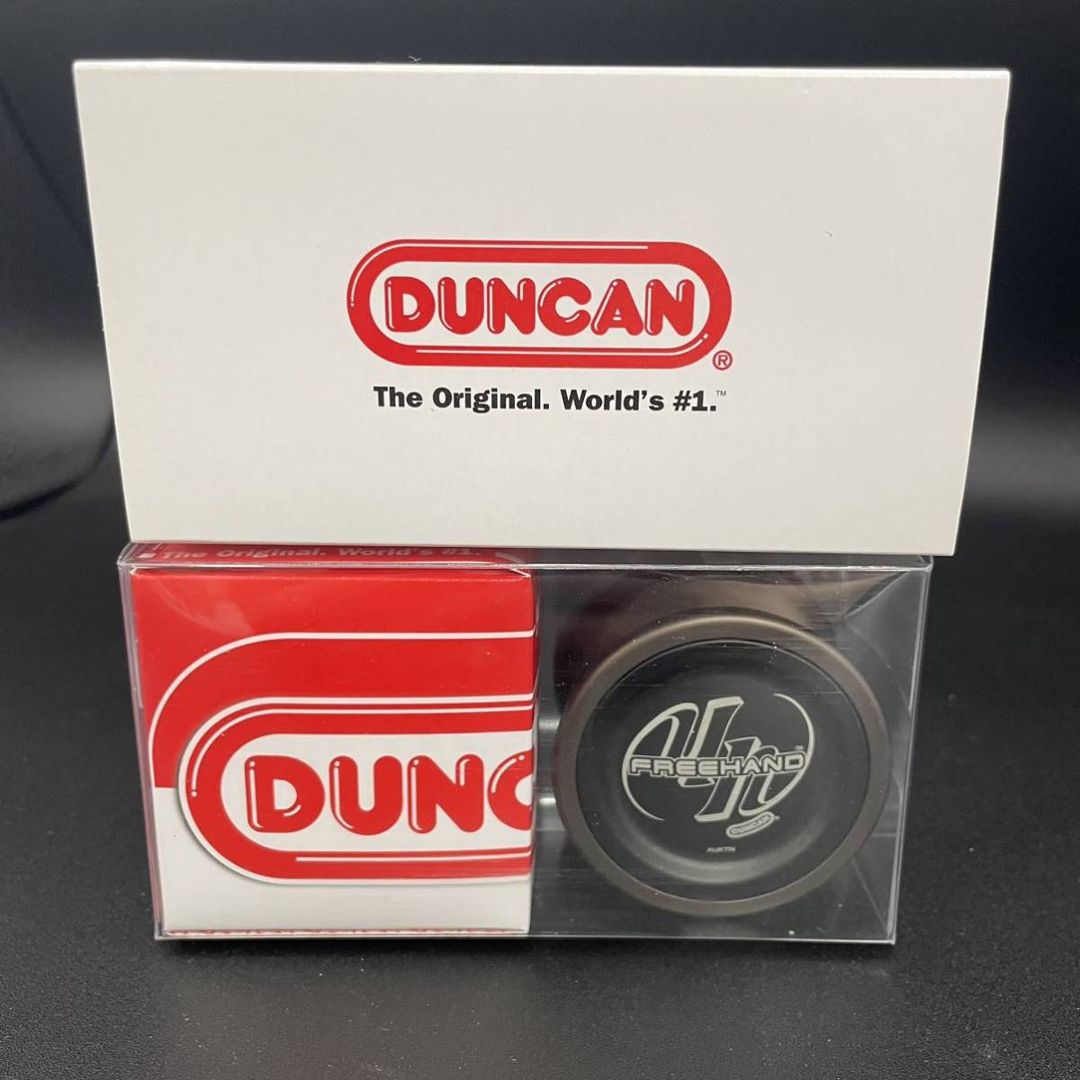 ≪未使用≫DUNCAN　FREEHAND　AVKTN　ヨーヨー　ブラック×ブラウン　ダンカン