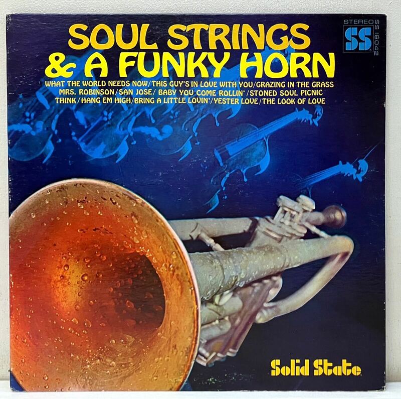 S79307▲US盤 SOUL STRINGS & A FUNKY HORN LPレコード Sonny Lester/Solid state