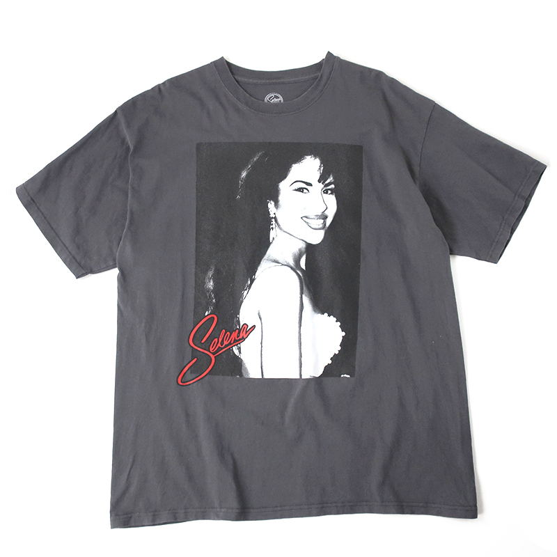 US輸入メキシコ製 Selena セレーナ・キンタニラ Tシャツ テハーノ/音楽系 黒(XL) メンズ