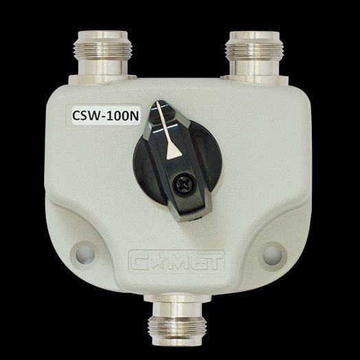 CSW-100N DC～1300MHz コメットN型2回路同軸切替器