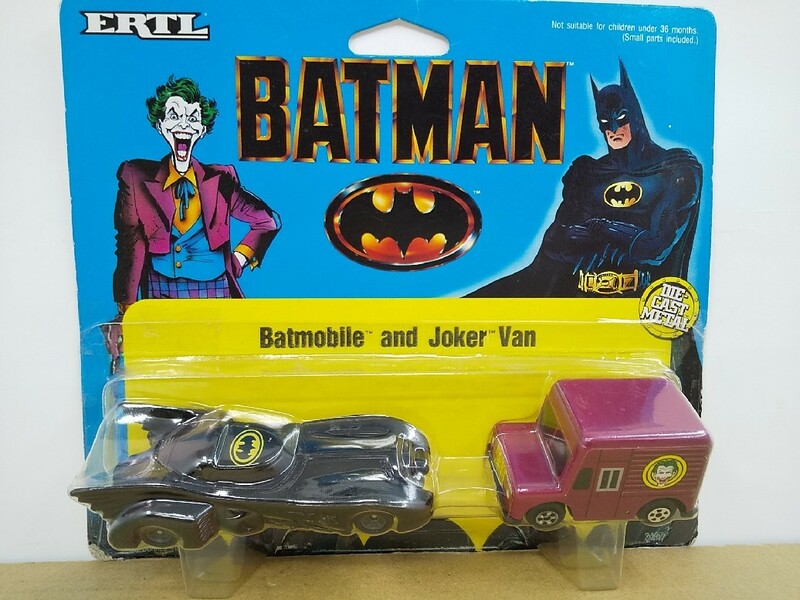 ■ ERTLアーテル BATMAN Batmobile and Joker Van Set バットマン バットモービル ジョーカーバン ミニカー
