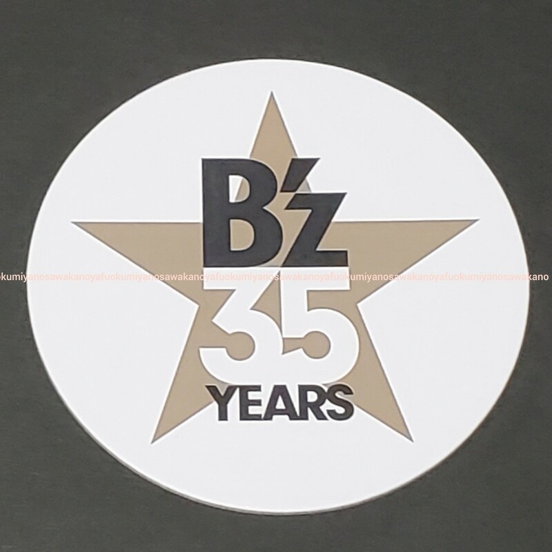 限定 B’z LIVE-GYM Pleasure 2023 STARS Cafe ロゴ入りコースター 35周年 検) スターズカフェ 松本孝弘 稲葉浩志 グッズ 35th カフェ