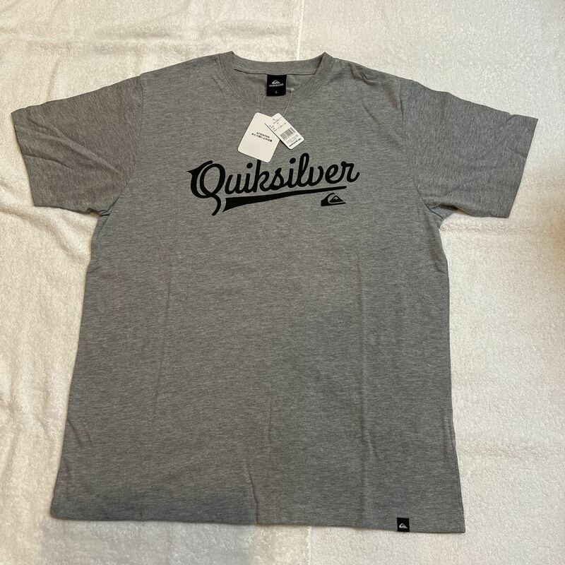 ☆QUIK SILVER（クイックシルバー）《品番 QST184621》メンズ半袖ロゴプリントクルーネックTシャツ＜Lサイズ＞【グレー】☆ 2☆