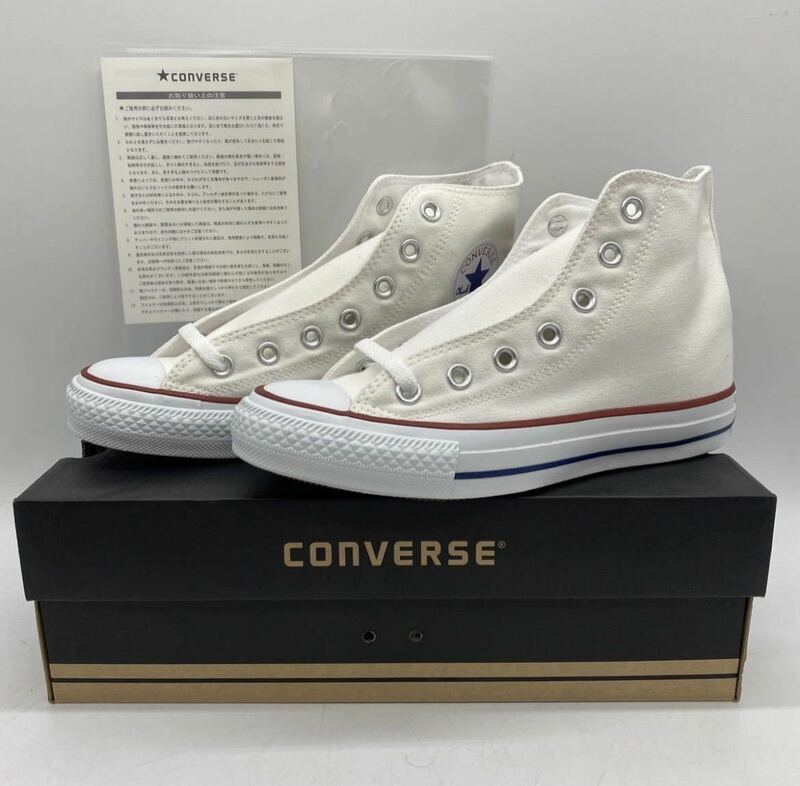 【24cm】新品 CONVERSE ALL STAR HI OPTICAL WHITE コンバース オールスター ハイカット オプティカル ホワイト ベトナム製 (M7650) 2361