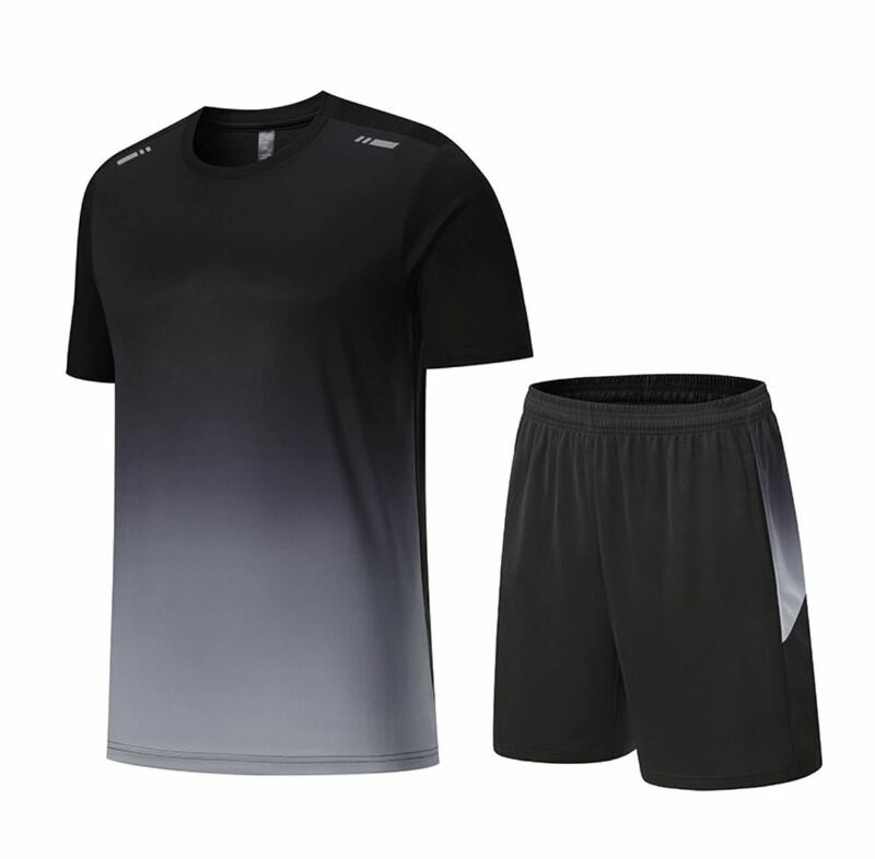 スポーツウェア メンズ 上下セット 半袖tシャツ ショートパンツ ランニングウェア トレーニングウェア カジュアル 薄手吸汗速乾 通気2xl