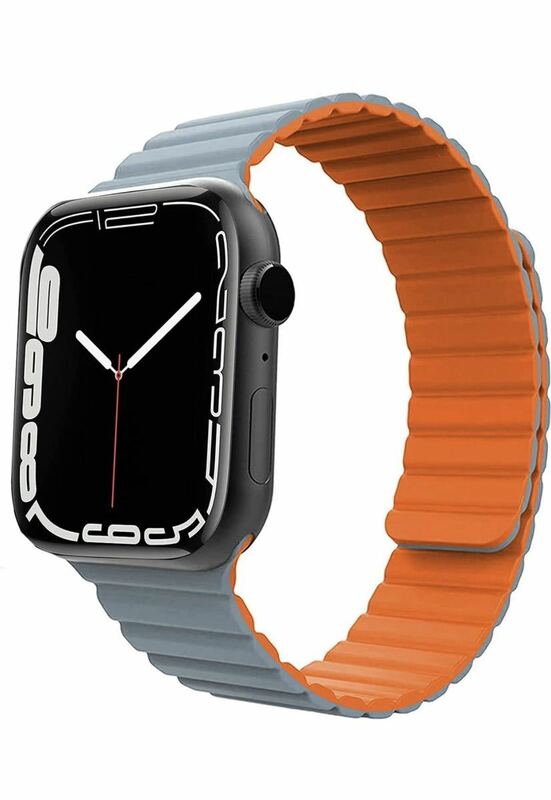 Apple Watch バンド シリコン アップルウォッチ バンド 磁吸引式ループ スポーツバンド　マグネット42/44/45/49mm 男女兼用