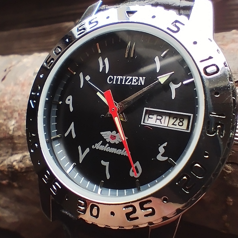 CITIZEN 自動巻き1970年代！ヴィンテージ腕時計メンズシチズン男性人気ブランド逆輸入モデル日本未発売アンティーク D