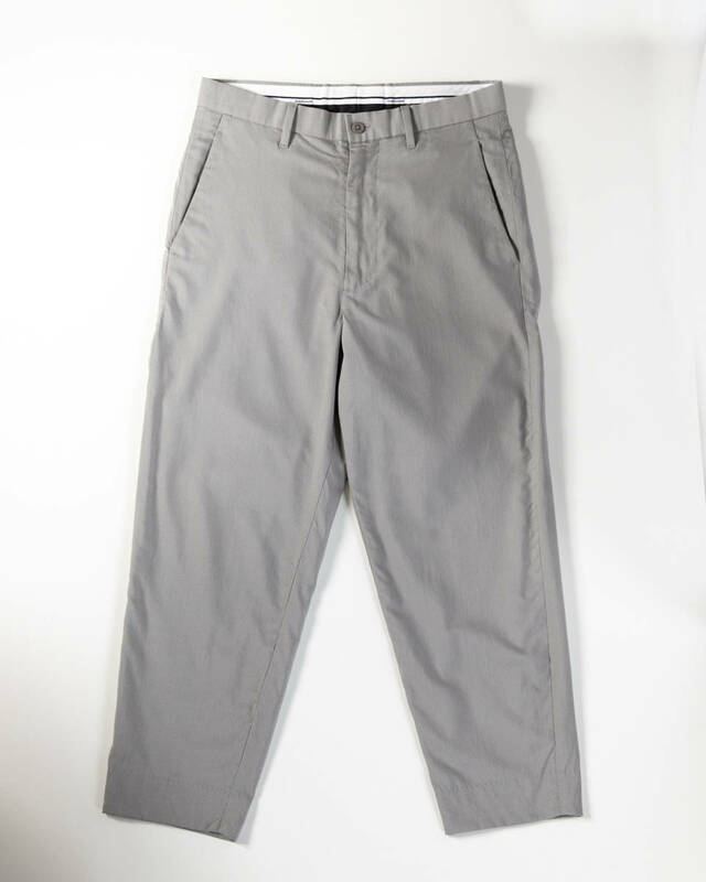 20ss Graphpaper SILK WOOL TAPERED SLACKS GRAY GM201-40046 グラフペーパー シルクウールテーパードスラックス