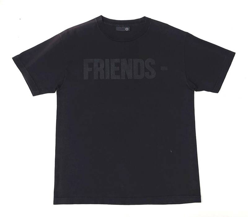 VLONE FRIENDS Black Friday Tシャツ M 黒 黒プリント ヴィーロン 