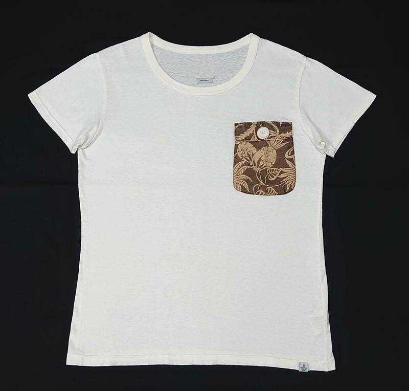 visvim ビズビム パイナップル フラップポケット Tシャツ 1 ホワイト系