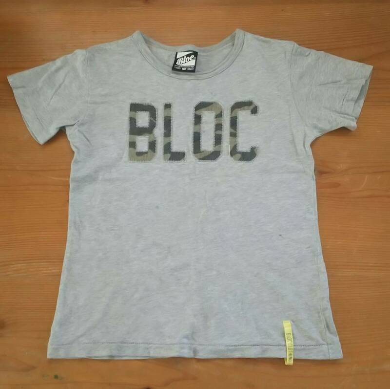 BLOC★半袖Tシャツ 130 グレー
