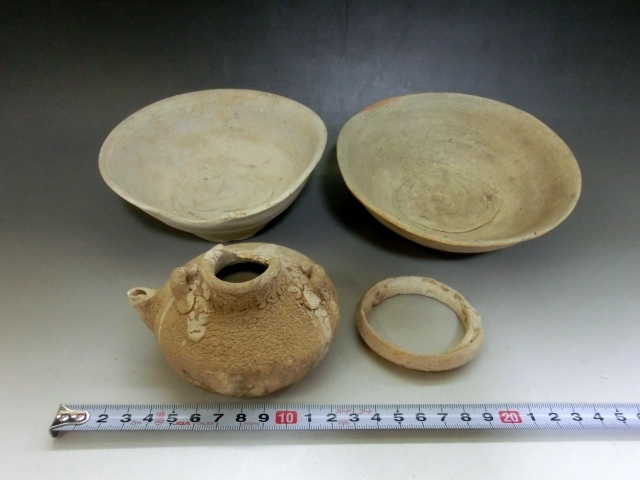 土器■須恵器セット 土器 茶碗 急須 発掘 古鉢 杯 古道具 古美術 時代物 骨董品■
