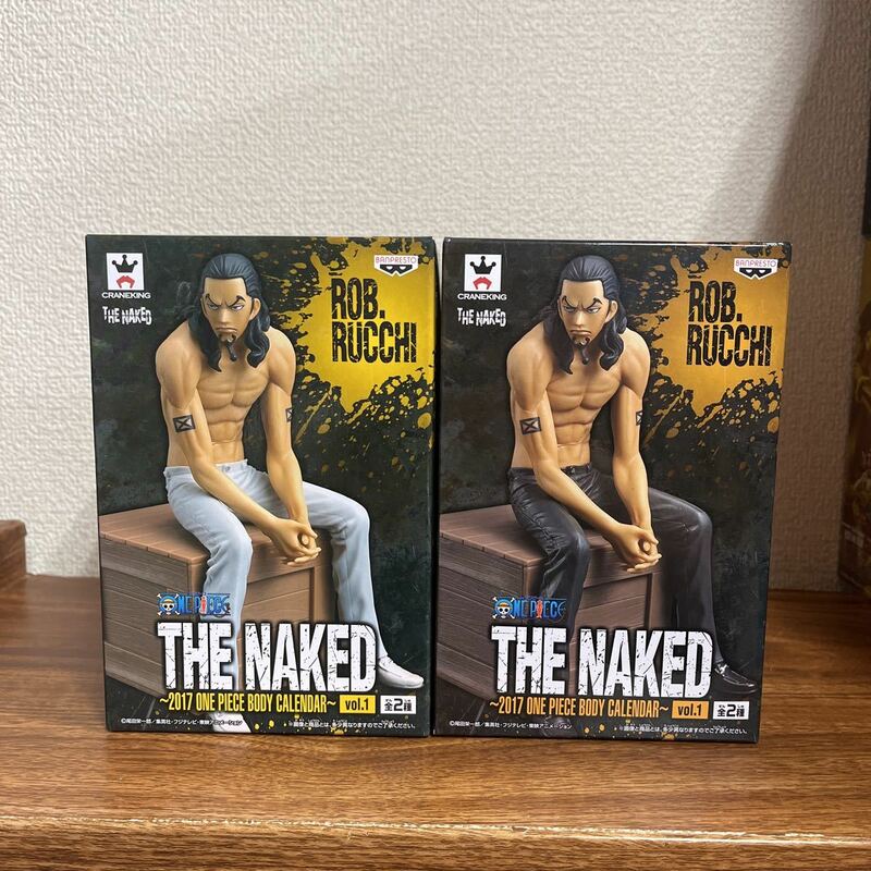 【未開封】ワンピース DX フィギュア ONEPIECE THE NAKED 2017 ONEPIECE BODY CALENDAR ロブルッチ 2種セット ⑯