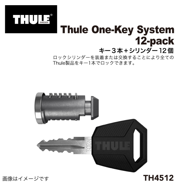 THULE TH4512 ワンキーシステム キーシリンダー12コ