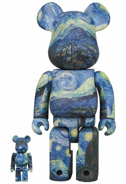 新品正規品未開封 Vincent van Gogh The Starry Night BE@RBRICK 100％ & 400％ 星月夜 メディコムトイ ベアブリック