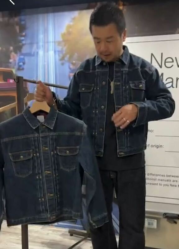 送料込 新品 New Manual ベルベルジン 藤原裕 #007 WR DENIM LINING JACKET ニューマニュアル Levi's リーバイス ヴィンテージ