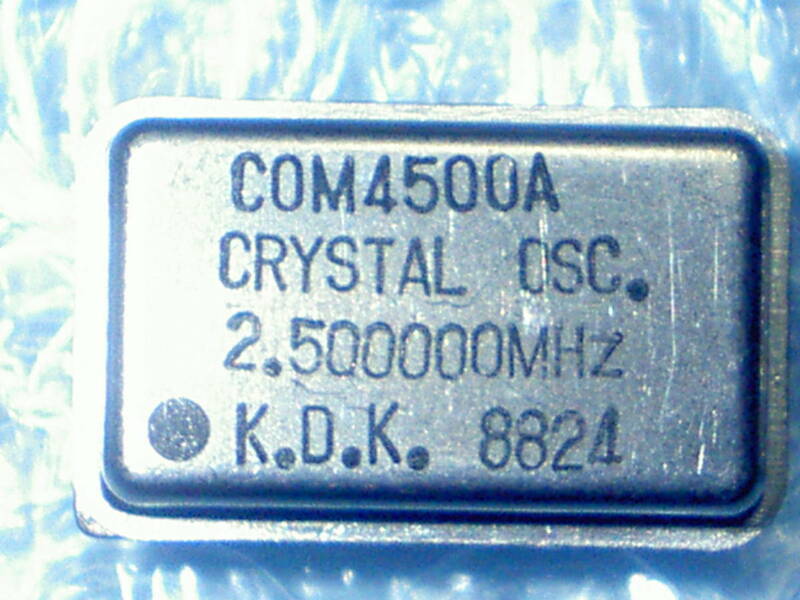 KDK クリスタルオシレーター CRYSTAL OSC COM4500A【2.500000MHz】