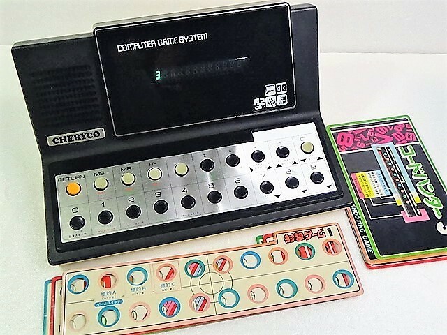 送料無料 チェリコザゲームマシーン ４種類のゲーム収録 CHERYCO THE GAME MACHINE 計算機 レトロ ゲーム電卓 lsi lcd ビンテージ