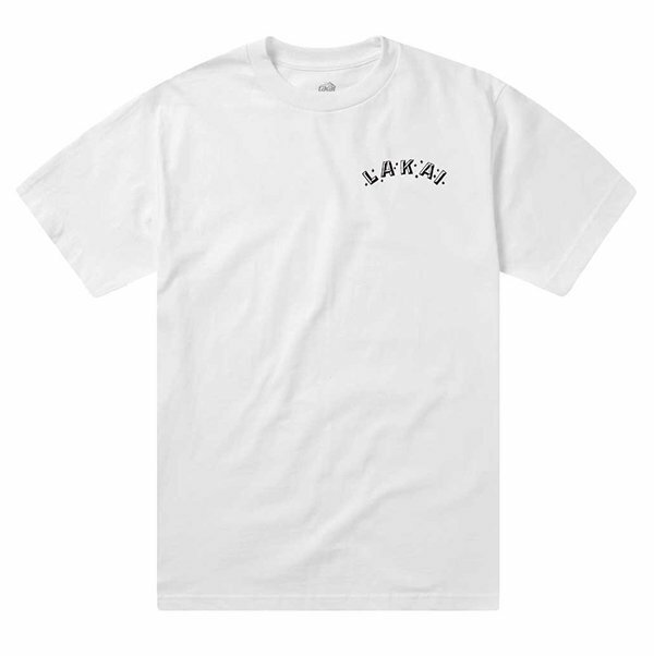 LAKAI (ラカイ) Tシャツ LAKAI ESOW CHARACTER TEE WHITE ホワイト (2XL) スケボー SKATE SK8 スケートボード