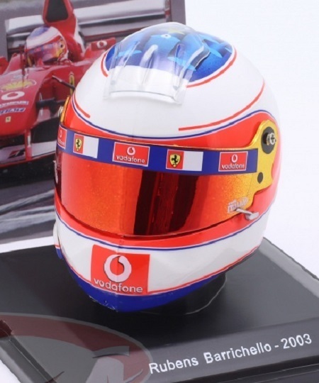 スパーク　1/5　ヘルメット　R．バリチェロ　フェラーリ　2003