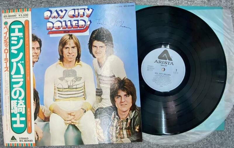 レコード ROLLIN' エジンバラの騎士 Bay City Rollers ベイ・シティ・ローラーズ IES-80480 230604-298