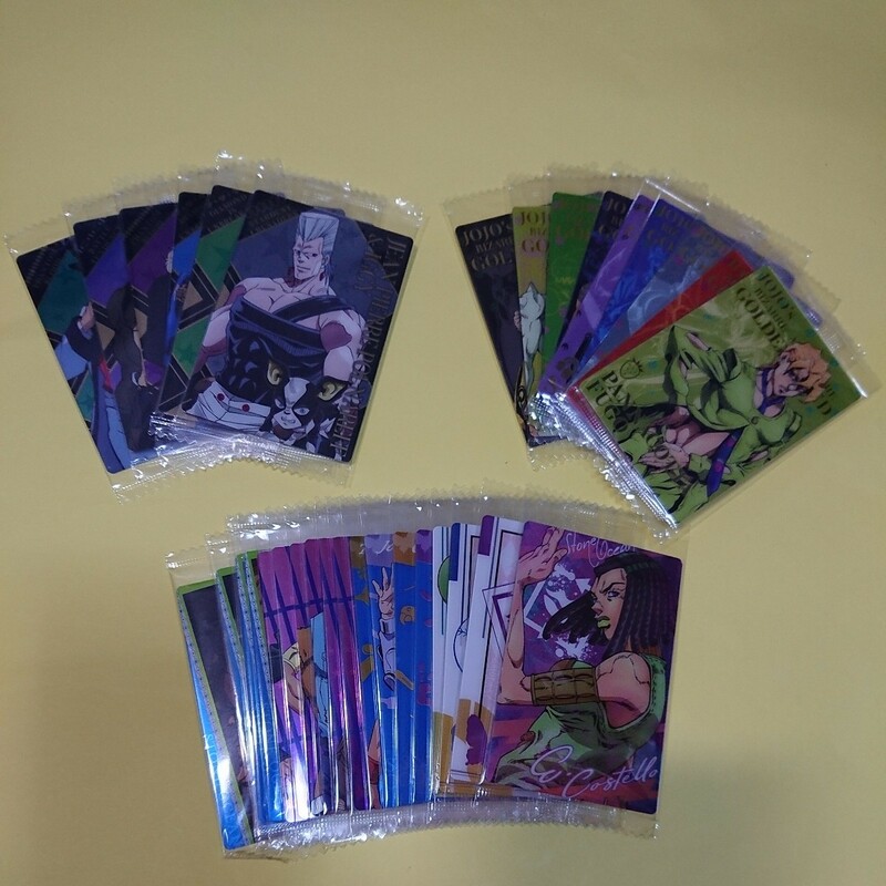 【新品未開封】ジョジョの奇妙な冒険 ウエハースカード まとめ売り 34枚