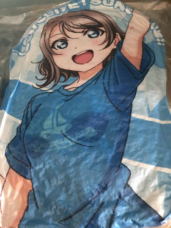 ラブライブ！サンシャイン！！●ダイカットクッション●渡辺曜●アイコンTシャツver.●新品未開封