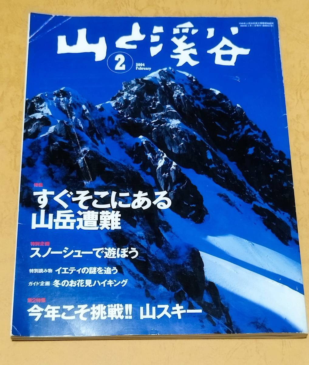 山と渓谷 2004年 2月 No.823 すぐそこにある山岳遭難 今年こそ挑戦!! 山スキー