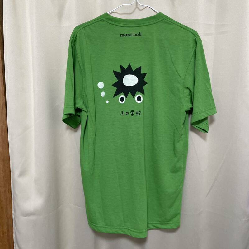 古着モンベル　川の学校　カッパ　半袖　Tシャツ　アウトドア　キャンプ