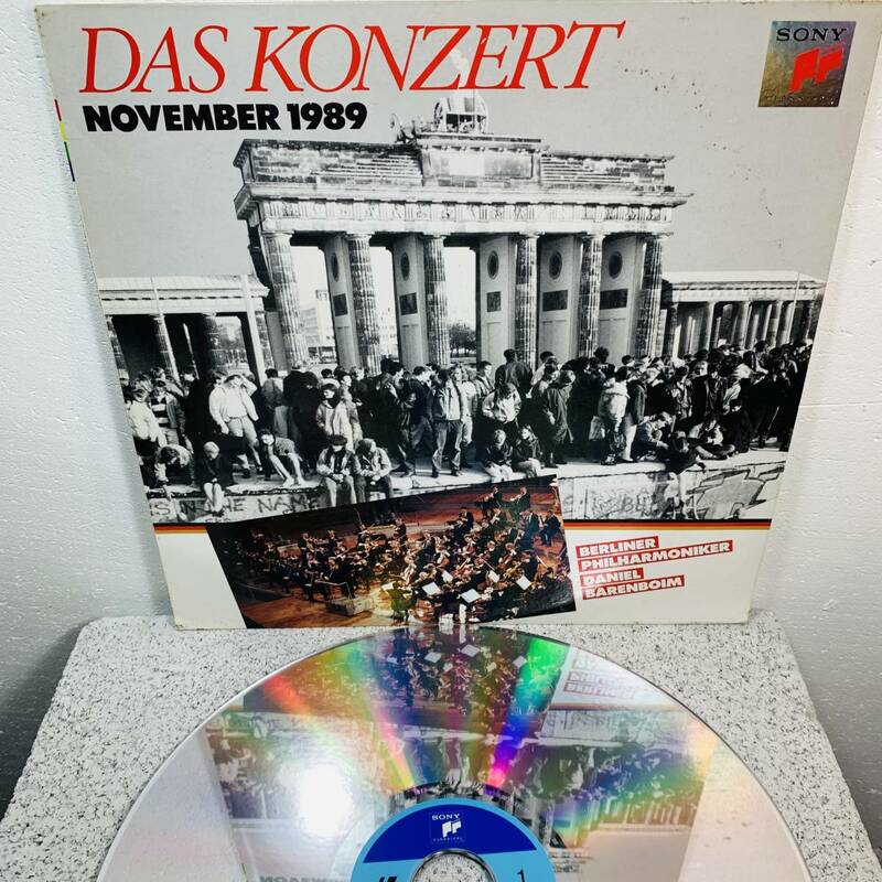 record　レコード　DAS KONZERT NOVEMBER 1989　ベルリンの壁 開放コンサート ライブ録音　クラシック　classic　1円スタート