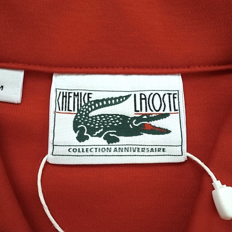 LACOSTE 85周年記念 30'S 初代 ポロシャツ ROUGE sizeM