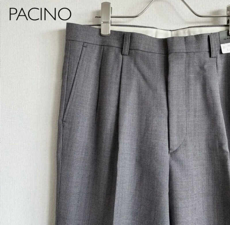 ★PACINO/パチーノ ヴィンテージ スラックス 千鳥柄 センタープレス★