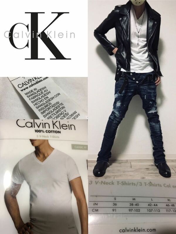 正規 Calvin Klein 2022SS under wear cotton100 カルバンクライン アンダーウェア Tシャツ 新品未使用★