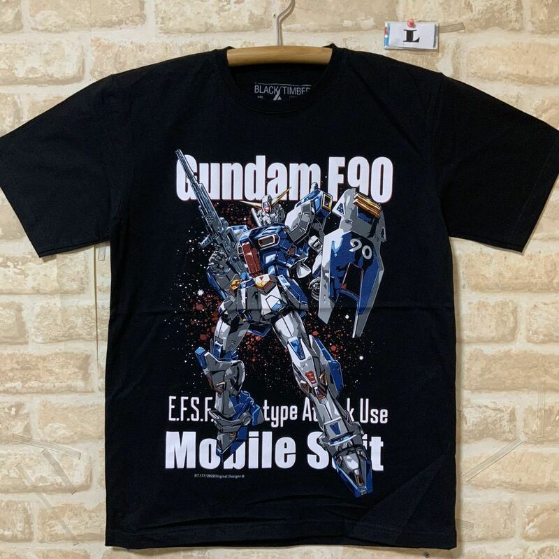 ガンダム　GUNDAM F90 Tシャツ　Lサイズ　イラスト　機動戦士ガンダム 海外製
