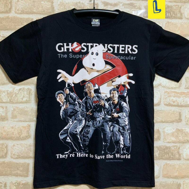 ゴーストバスターズ　Tシャツ　Lサイズ　管3365 『ゴーストバスターズ』（Ghostbusters）　海外製