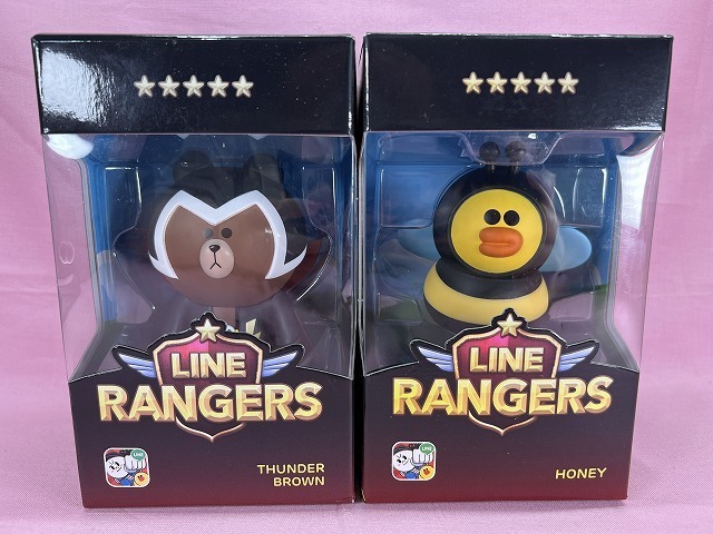 719★値下げ☆未使用 LINE RANGERS 2点セット　THUNDER BROWN/HONEY ラインレンジャー サンダーブラウン/ハニー フィギュア 現状品☆★