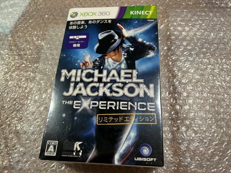 XBOX360 マイケル・ジャクソン ザ・エクスペリエンス 限定版 新品未開封 角潰れあり 送料無料 同梱可