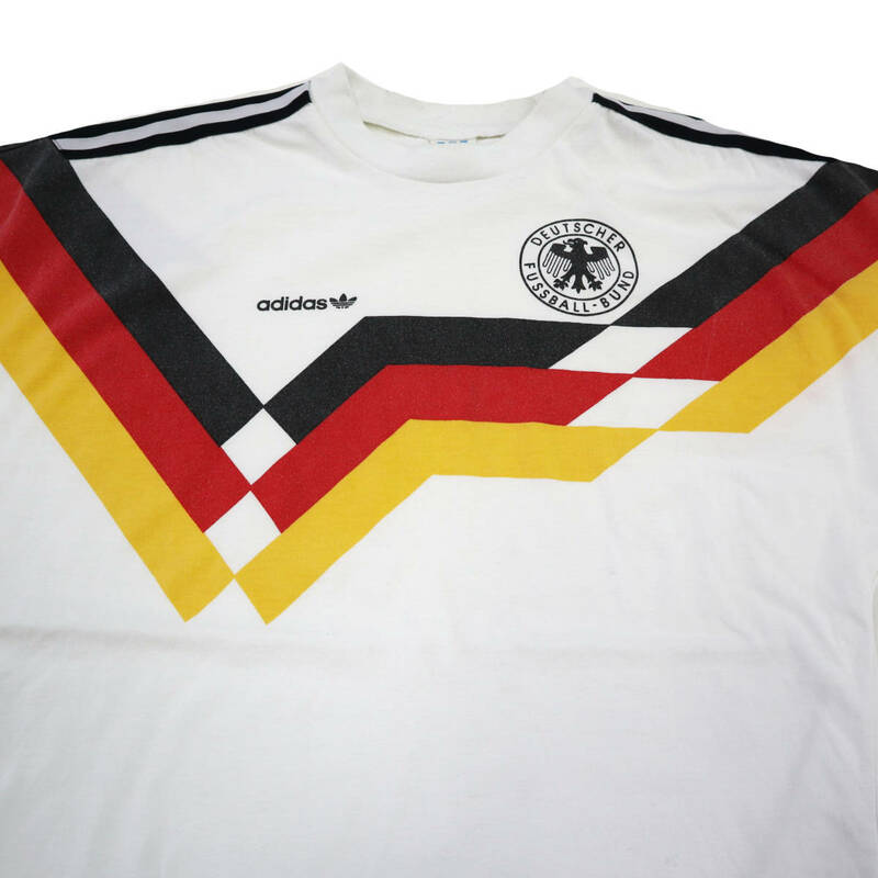 ビンテージ 80s～ adidas west germany Tee 西ドイツ アディダス サッカー ユニフォーム ヨーロッパ 欧州 Tシャツ soccer