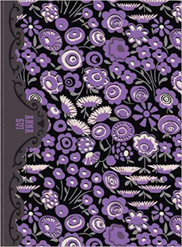 Anna Sui Fabric Journal　洋書 アナスイ ノート　手帳　メモ帳 JOURNAL CHRONICLE BOOKS　黒×紫　