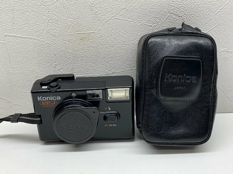 【シャッター確認】Konica コニカ EFJ AUTO DATE /レンズ HEXANON F4 36mm コンパクトカメラ フィルムカメラ レンジファインダー