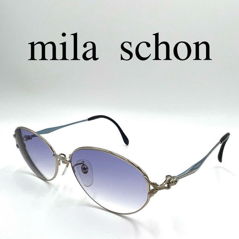 Mila Schoen ミラショーン メガネ サングラス 度入り ケース付き