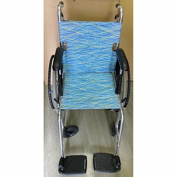 【引き取り限定】 アルミ軽量自走式車椅子 NA-L8 日進医療器 中古 長期保管品 【2m16】 介護 介助 補助 折り畳み 車椅子　