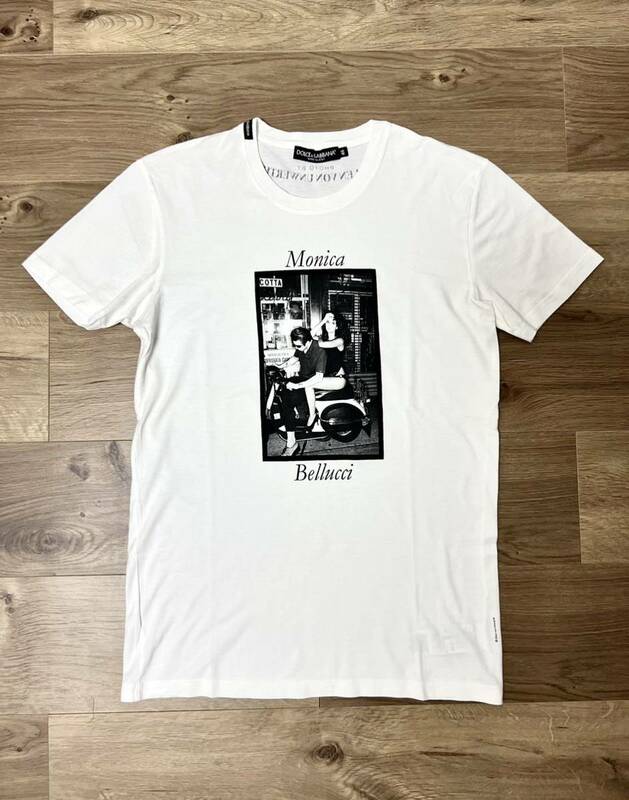 レア DOLCE&GABBANA モニカベルッチ フォトプリント Tシャツ サイズ46 (サイズ44・サイズ48の方も着用可) ④