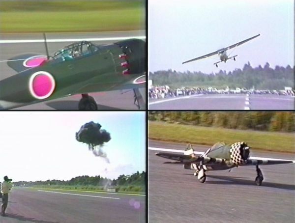 ★貴重映像★【BYRON AIR-SHOW IN AMI 1992 VHSビデオテープ】バイロン.エアショー 阿見飛行場 平成4年 RCラジコン戦闘飛行機 未DVDレア。