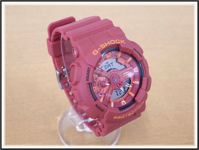 7431T　CASIO カシオ　G-SHOCK　アナログ デジタル　GA-110AC-4AJF　クォーツ　メンズ腕時計　美品